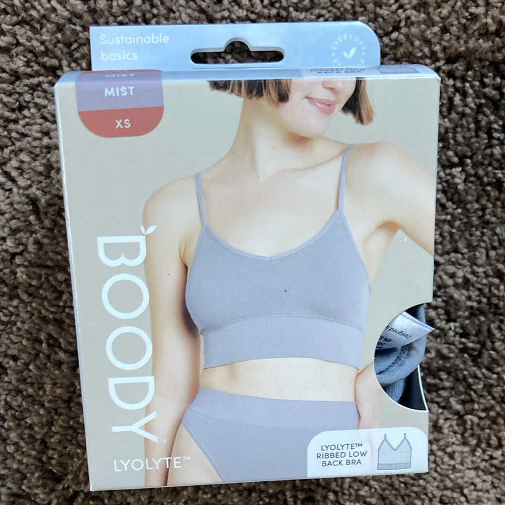Boody Lyolyte Ribbed Low Back Bra